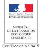 certification du Ministère de la Transition écologique et Solidaire